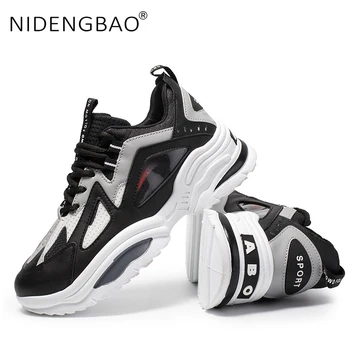 Running Shoes Men Non-slip Leather Dad Platform Chunky Sneakers High Quality Comfortable Sport Shoes Male Footwear Size 39-44
Running Shoes Men Non-slip Leather Dad Platform Chunky Sneakers High Quality Comfortable Sport Shoes Male Footwear Size 39-44