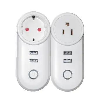 Graffiti Intelligence of Alexa Speech Control Timing Double Control Switch in ZigBee Double USB Socket
Graffiti Intelligence of Alexa Speech Control Timing Double Control Switch in ZigBee Double USB Socket