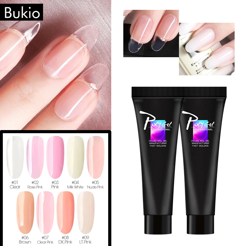 Bukio Poly Gel Jelly Quick Extension Glue Fast Uv Camouflage Builder Gel Enhancement Gel Transparent Acrylic Builder Gel Nail
Bukio Poly Gel Jelly Quick Extension Glue Fast Uv Camouflage Builder Gel Enhancement Gel Transparent Acrylic Builder Gel Nail
