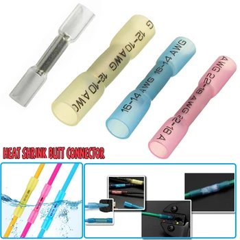 50/25/20/10PCS AWG 26-10 Heat Shrink Terminals Insulated Butt Electrical Splice Wire Connectors Cable Crimp Terminal Connector
50/25/20/10PCS AWG 26-10 Heat Shrink Terminals Insulated Butt Electrical Splice Wire Connectors Cable Crimp Terminal Connector