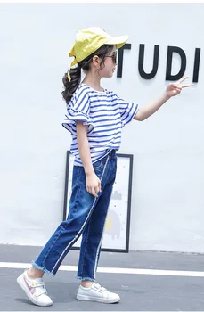 Explosion models children's jeans loose new thin models girls straight tassel wide leg pants big boy straight pants trousers
Explosion models children's jeans loose new thin models girls straight tassel wide leg pants big boy straight pants trousers