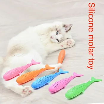 Explosion Catnip Silicone Fish Green With Catnip Environmentally Friendly Silicone Teeth Cleaning Chewing Toys
Explosion Catnip Silicone Fish Green With Catnip Environmentally Friendly Silicone Teeth Cleaning Chewing Toys
