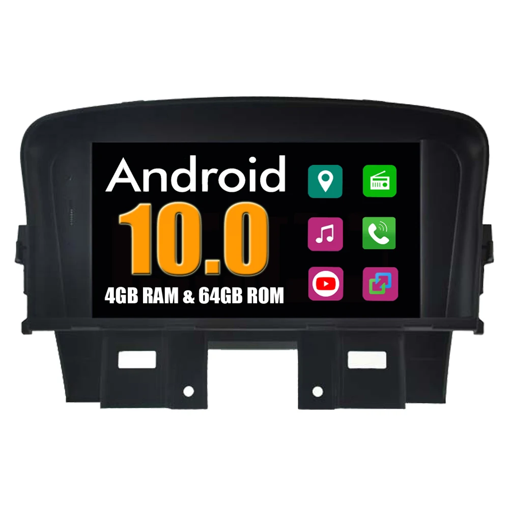 Автомагнитола RoverOne с DVD GPS для Chevrolet Cruze Lacetti Android 10 Восьмиядерный сенсорный экран