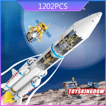 City Space exploration Cryogenic liquid bundled launch vehicle building block Astronaut figures rocket bricks educational toy
City Space exploration Cryogenic liquid bundled launch vehicle building block Astronaut figures rocket bricks educational toy