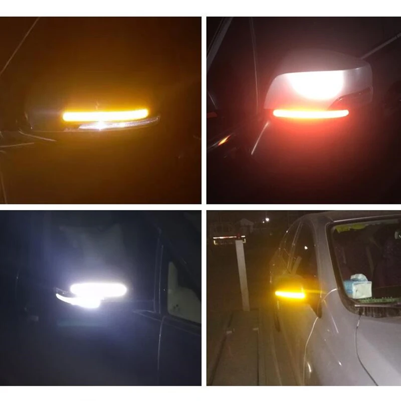 Светоотражающая лента для зеркала заднего вида светоотражающая автомобиля 2