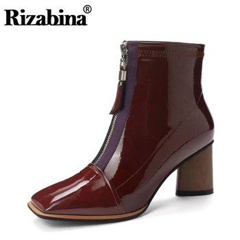 RizaBina Women Real Leather Brand Ankle Boots Office Ladies Work Fashion Shoes Woman Zipper Square Toe Winter Botas Size 34-39
RizaBina Women Real Leather Brand Ankle Boots Office Ladies Work Fashion Shoes Woman Zipper Square Toe Winter Botas Size 34-39