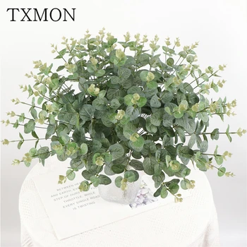 16 Heads Eucalyptus Money Leaf Simulation Silk Fake Flower Bouquet Grass Flower Arrangement Accessories Plant Decoration Wedding 
16 Heads Eucalyptus Money Leaf Simulation Silk Fake Flower Bouquet Grass Flower Arrangement Accessories Plant Decoration Wedding