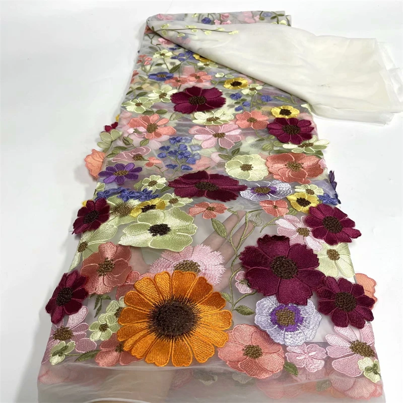 Familiar Nigerian Lace Fabric 2021 High Quality Lace Embroidery With Beaded French Tulle 3D African Lace Fabric 5Yards JY83409
Familiar Nigerian Lace Fabric 2021 High Quality Lace Embroidery With Beaded French Tulle 3D African Lace Fabric 5Yards JY83409