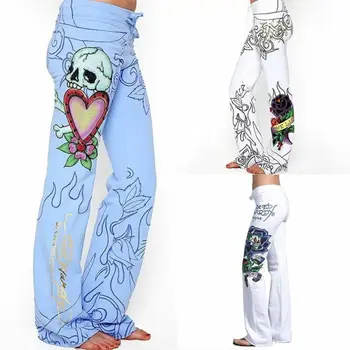 Fashion Women Baggy Skull Rose Printed Pants Slim Hippie Wide Leg Boho Trousers
Fashion Women Baggy Skull Rose Printed Pants Slim Hippie Wide Leg Boho Trousers