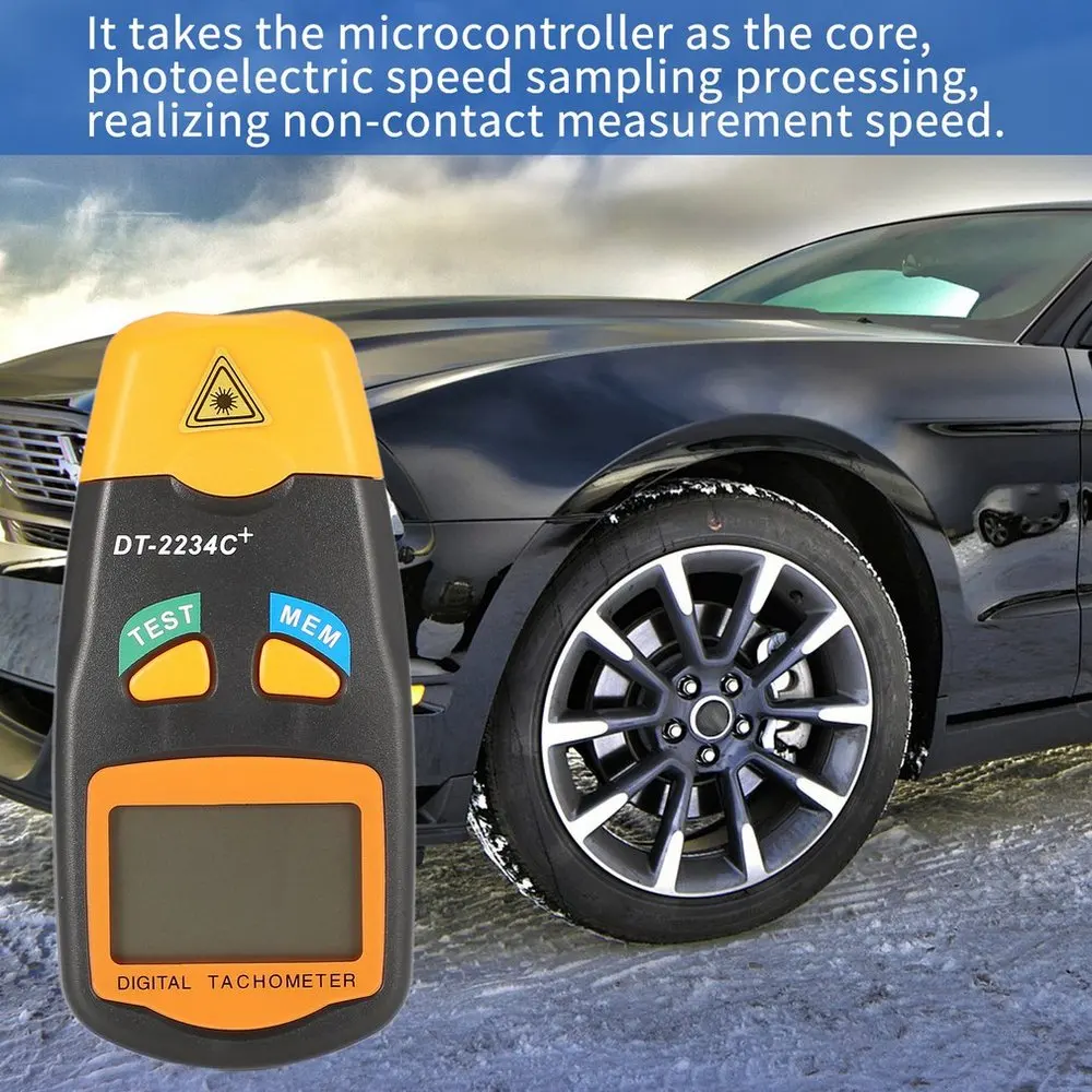 New DT2234C+ Handheld LCD Digital Mini Non-contact Laser Photo Tachometer RPM Speed Measurement Meter Speedometer Instrument
New DT2234C+ Handheld LCD Digital Mini Non-contact Laser Photo Tachometer RPM Speed Measurement Meter Speedometer Instrument