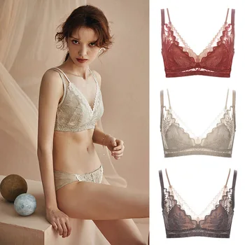 New Style Large Size Ultra-thin Cup Bra Lace Beauty Back Seamless Underwear Ladies No Steel Ring Bra Soutien Gorge Femme Stanik 
New Style Large Size Ultra-thin Cup Bra Lace Beauty Back Seamless Underwear Ladies No Steel Ring Bra Soutien Gorge Femme Stanik