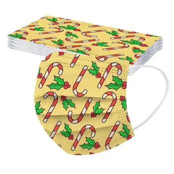 10pc Disposable Christmas Face Mask Children's Mask Mouth Cap Non-woven Dustproof 3 Ply Ear Loop Face Mouth Mask Mondkapjes 
10pc Disposable Christmas Face Mask Children's Mask Mouth Cap Non-woven Dustproof 3 Ply Ear Loop Face Mouth Mask Mondkapjes