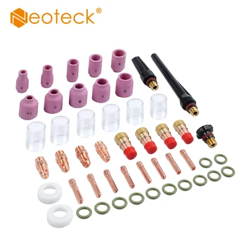 Neoteck 49Pcs TIG Welding Torch Stubby Gas Lens #10 Pyrex Glass Cup Kit For WP-17/18/26 With Pyrex Glass Cup And Cup Gasket
Neoteck 49Pcs TIG Welding Torch Stubby Gas Lens #10 Pyrex Glass Cup Kit For WP-17/18/26 With Pyrex Glass Cup And Cup Gasket
