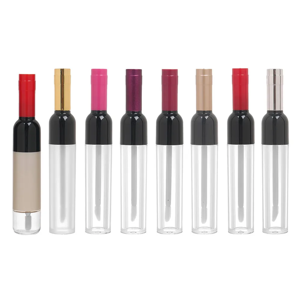 5ml Wine Shaped Lip Gloss Tube bulk Silver/Gold /Red Reusable lip blame tube with wand Cosmetic Packaging Container wholesale
5ml Wine Shaped Lip Gloss Tube bulk Silver/Gold /Red Reusable lip blame tube with wand Cosmetic Packaging Container wholesale