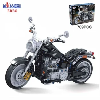 ERBO 709PCS 1:6 Technic Building Blocks American Moto Car Model Plastic ABS DIY Educational Bricks Toys for Children Gifts
ERBO 709PCS 1:6 Technic Building Blocks American Moto Car Model Plastic ABS DIY Educational Bricks Toys for Children Gifts