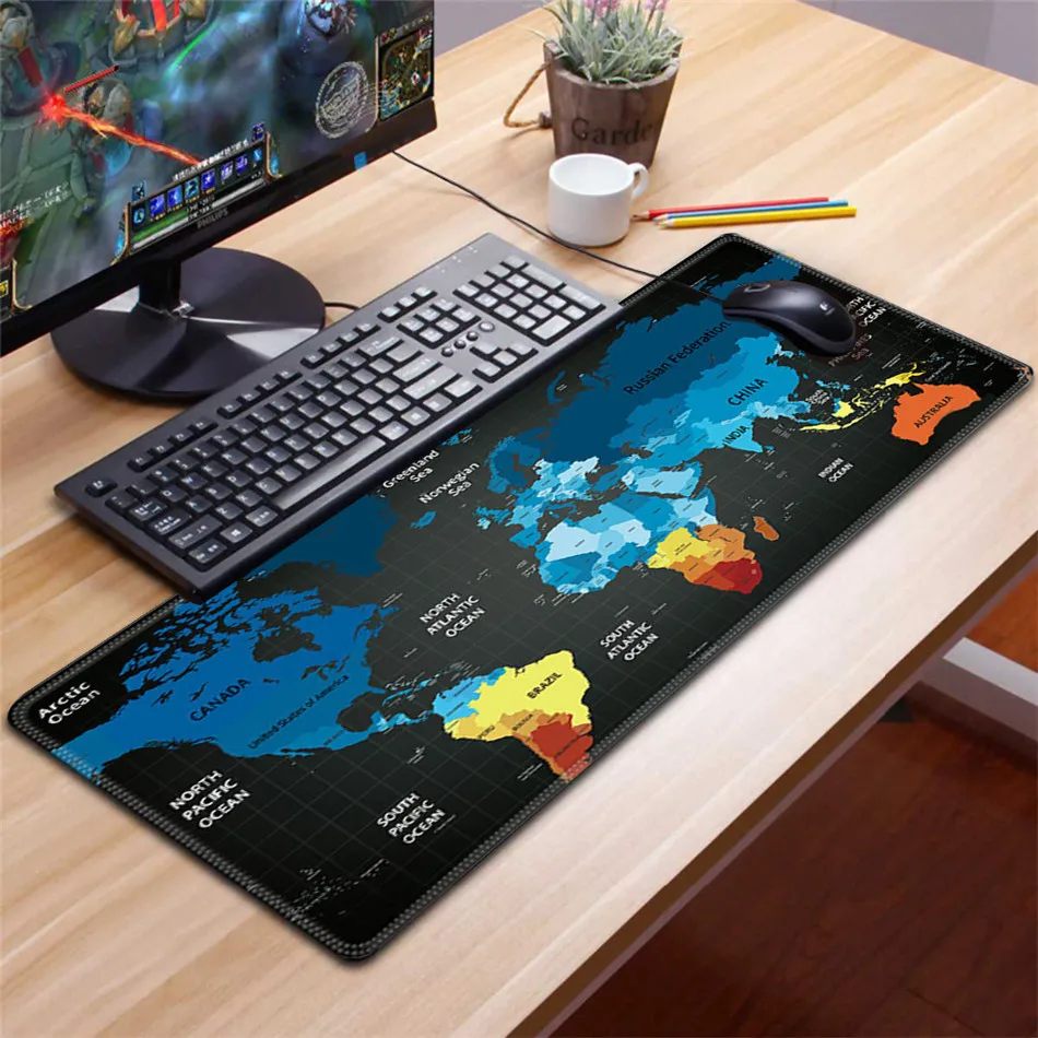 900x400 Extra Large Gaming Mouse Pad Gamer Keyboard Mousepad World Map Extra Large Maus Pad Waterproof Desk Mat Game Accessories
900x400 Extra Large Gaming Mouse Pad Gamer Keyboard Mousepad World Map Extra Large Maus Pad Waterproof Desk Mat Game Accessories