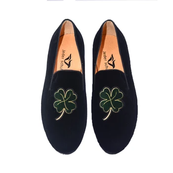 Jeder S new men shoes Lucky clover pattern with velvet Loafers Slip On men FLats Casual Shoes
Jeder S new men shoes Lucky clover pattern with velvet Loafers Slip On men FLats Casual Shoes