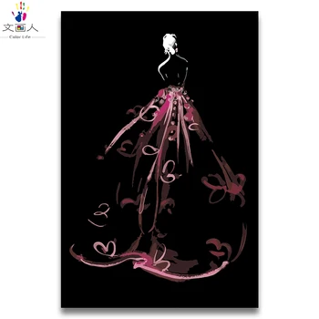 Abstract purple wedding dress digital oil painting by numbers Modern simple picture Coloring paint by the number on canvas draw
Abstract purple wedding dress digital oil painting by numbers Modern simple picture Coloring paint by the number on canvas draw
