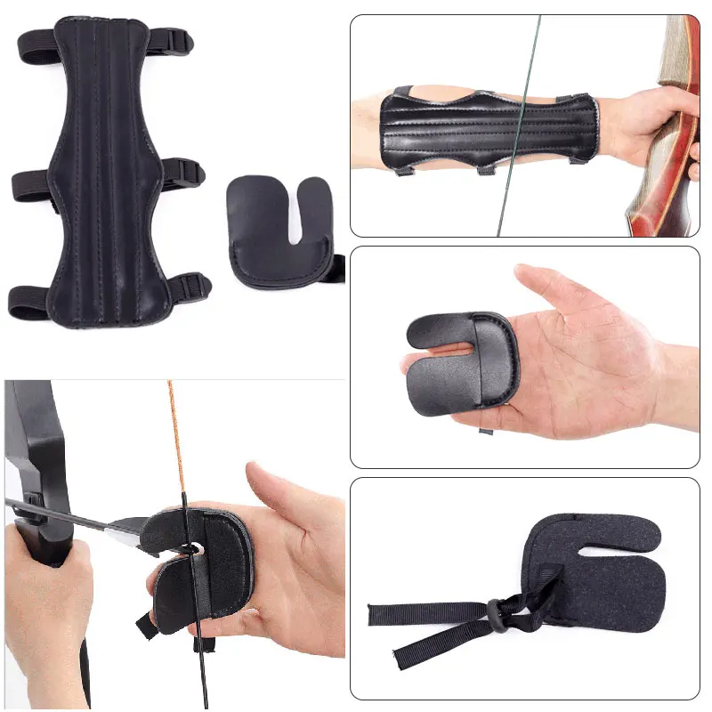 Archery Protector Gear Set PU Leather Arm guard / 3 Finger guard Professional Strap Arm Guard Elastic Tool Hunting Accessories
Archery Protector Gear Set PU Leather Arm guard / 3 Finger guard Professional Strap Arm Guard Elastic Tool Hunting Accessories