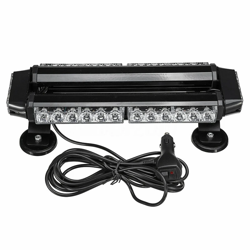 15 Inch 30 LED Roof Strobe Light Bar Traffic Advisor Double Side Emergency Amber
15 Inch 30 LED Roof Strobe Light Bar Traffic Advisor Double Side Emergency Amber