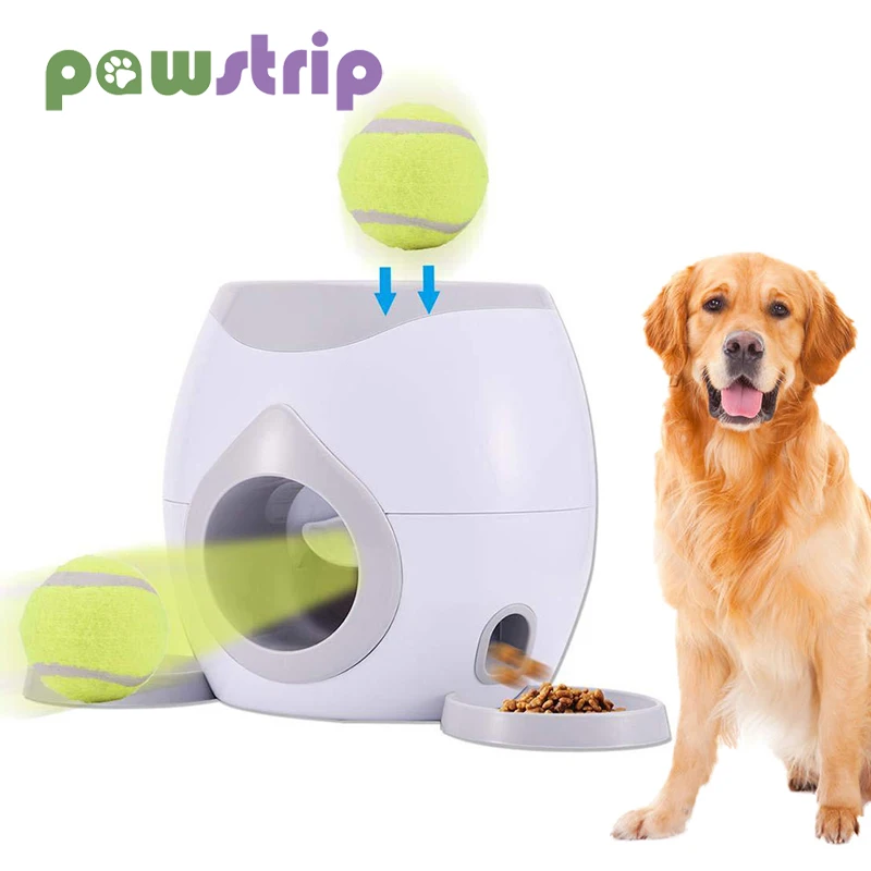 Double Hole Dog Food Reward Machine Dog Training Toys Automatic Ball Launcher Puzzle Tennis Emission Throwing Interactive Toys 
Double Hole Dog Food Reward Machine Dog Training Toys Automatic Ball Launcher Puzzle Tennis Emission Throwing Interactive Toys