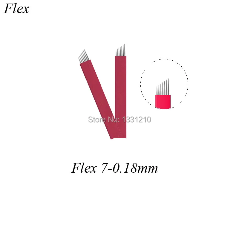Flex 7 Diam 0.18mm Red Flexible Microblading Needles Tattoo Permanent Makeup Manual Eyebrow Blade For Tobori Pen
Flex 7 Diam 0.18mm Red Flexible Microblading Needles Tattoo Permanent Makeup Manual Eyebrow Blade For Tobori Pen
