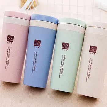 Wheat Straw Water Cup 300ml Double Layer Thermos Bottle Coffee Cup For Office Portable Travel Drinking Cup Mug 
Wheat Straw Water Cup 300ml Double Layer Thermos Bottle Coffee Cup For Office Portable Travel Drinking Cup Mug
