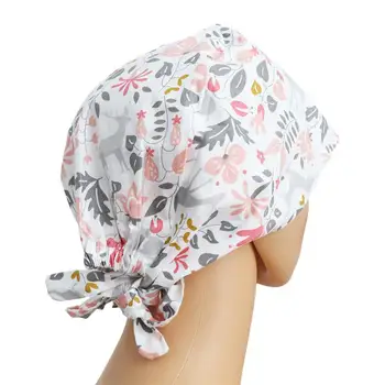 1PC Nursing Hat Adjustable Cotton Print Surgical Cap Physician Nurse Work Hat Sweat Absorbing Nurse Cap Surgery Hat
1PC Nursing Hat Adjustable Cotton Print Surgical Cap Physician Nurse Work Hat Sweat Absorbing Nurse Cap Surgery Hat