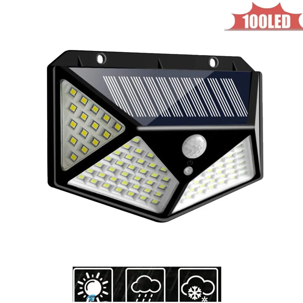 Outdoor Led Solar Light 100 Leds Outdoor Motion Sensor Solar Lamp Waterproof Security Lights For Garden Wall Yard 4 sided 270°
Outdoor Led Solar Light 100 Leds Outdoor Motion Sensor Solar Lamp Waterproof Security Lights For Garden Wall Yard 4 sided 270°