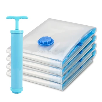 Vacuum Bag for Clothes Storage Bag with Valve Home Organizer Transparent Foldable Compressed Large Seal Space Saving Seal Bags
Vacuum Bag for Clothes Storage Bag with Valve Home Organizer Transparent Foldable Compressed Large Seal Space Saving Seal Bags