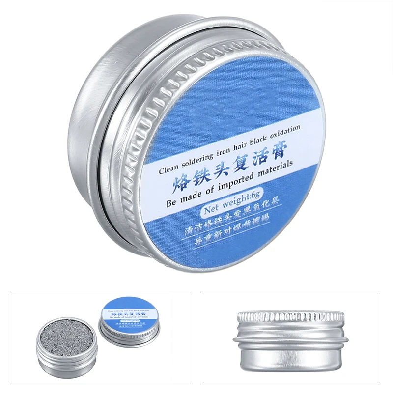 Soldering Iron Lead-Free Tip Refresher Clean Paste For Removing Oxide Solder Iron Tip Head Resurrection Paste
Soldering Iron Lead-Free Tip Refresher Clean Paste For Removing Oxide Solder Iron Tip Head Resurrection Paste