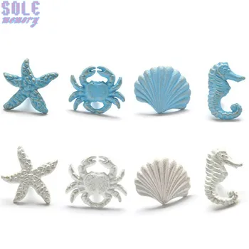 4pcs Shell Ocean Iron Drawer Door Handle Knobs Single Hole starfish Crab Cabinet Cupboard Wardrobe Knob Pulls Kids Room Decor
4pcs Shell Ocean Iron Drawer Door Handle Knobs Single Hole starfish Crab Cabinet Cupboard Wardrobe Knob Pulls Kids Room Decor