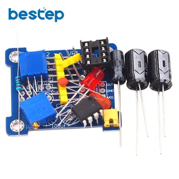NE555 Pulse Generator Pulse Starter Duty Cycle and Frequency Adjustable Module DIY Kit Oscillator Square Wave Signal Generator
NE555 Pulse Generator Pulse Starter Duty Cycle and Frequency Adjustable Module DIY Kit Oscillator Square Wave Signal Generator