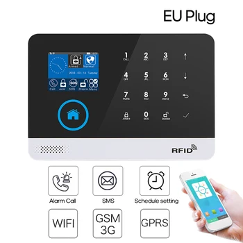WiFi+GSM Home Alarm System Dual Network Alarm Controller 2.4" TFT LCD Home Security System Support APP Remote Control
WiFi+GSM Home Alarm System Dual Network Alarm Controller 2.4" TFT LCD Home Security System Support APP Remote Control