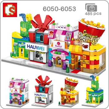 Sembo City Street Popcorn Mobile Phone Manicure Shop Store 3D Model Small Blocks Bricks Building Toy 4Pcs for Children no Box
Sembo City Street Popcorn Mobile Phone Manicure Shop Store 3D Model Small Blocks Bricks Building Toy 4Pcs for Children no Box