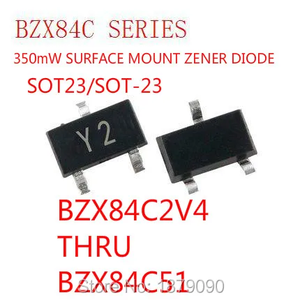 Бесплатная доставка BZX84C3V0 BZX84-C3V0 350 мВт/410 МВт 3 0 V 3V0 маркировки W3/Z13 зенеровский