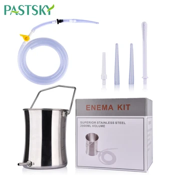 2L Non-Toxic Enema Bucket Kit Stainless Steel Douche Colon Irrigation Colon Cleansing 4 Irrigation Nozzle Unisex Hygiene Care
2L Non-Toxic Enema Bucket Kit Stainless Steel Douche Colon Irrigation Colon Cleansing 4 Irrigation Nozzle Unisex Hygiene Care
