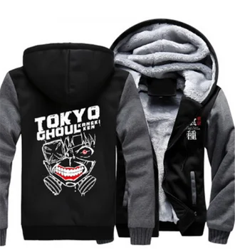 Tokyo Ghoul Hoodies anime Hoodies Thicken Fleece Sweatshirts Warm Men Jackets Casual Zipper Hoodie Winter Coats
Tokyo Ghoul Hoodies anime Hoodies Thicken Fleece Sweatshirts Warm Men Jackets Casual Zipper Hoodie Winter Coats