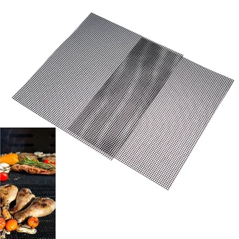 New BBQ Grill Cover Mat Pad Reusable Grilling Mesh For Indoor Outdoor BBQ Use Accessories
New BBQ Grill Cover Mat Pad Reusable Grilling Mesh For Indoor Outdoor BBQ Use Accessories