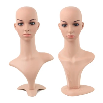 Female Plastic Mannequin Head For Display 
Female Plastic Mannequin Head For Display