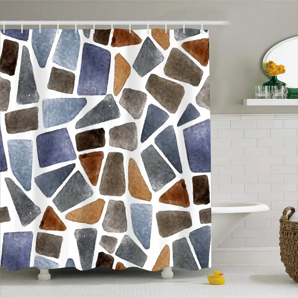 3D Hard Stone Patterns Print Shower Curtain 1 Piece Soft Polyester Durable Waterproof Bath Curtain with Hook Modern Style Series
3D Hard Stone Patterns Print Shower Curtain 1 Piece Soft Polyester Durable Waterproof Bath Curtain with Hook Modern Style Series