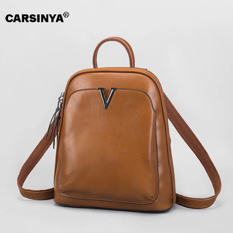 2019 New Style Leather Backpack Women's Retro Oil Wax Leather Backpack Multi-functional WOMEN'S Leather Bags
2019 New Style Leather Backpack Women's Retro Oil Wax Leather Backpack Multi-functional WOMEN'S Leather Bags