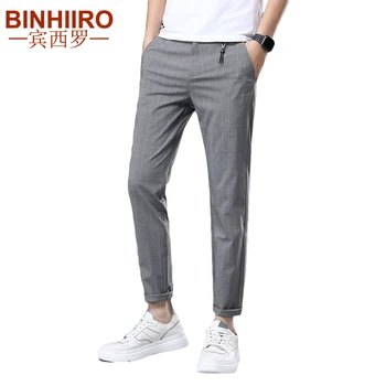 Men's Fashion Suit Pants 2020 Spring New Breathable Stripes Ankle Length Pants Slim Solid Color Business Office Dress Pants Male
Men's Fashion Suit Pants 2020 Spring New Breathable Stripes Ankle Length Pants Slim Solid Color Business Office Dress Pants Male