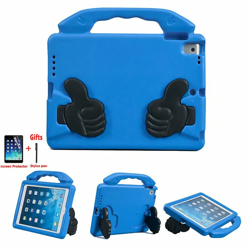 For iPad Air 1 2 A1566 A1567 A1474 A1475 A1476 Kids Friendly Case Thumb design EVA shockproof Stand cover For Pro 9.7 case +Film
For iPad Air 1 2 A1566 A1567 A1474 A1475 A1476 Kids Friendly Case Thumb design EVA shockproof Stand cover For Pro 9.7 case +Film