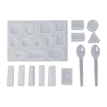 1 Set Silicone Mold DIY Jewelry Making Tools With Spoon Mix Epoxy Resin Crafts Handmade Pendant Geometric Gifts Necklace
1 Set Silicone Mold DIY Jewelry Making Tools With Spoon Mix Epoxy Resin Crafts Handmade Pendant Geometric Gifts Necklace