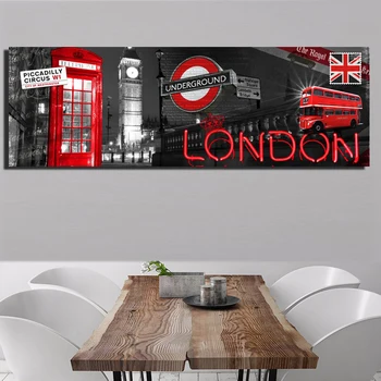 

Modern London City View Prints And Posters For Living Room Big Ben Home Decorative Pictures Unframed Landscape Canvas Paintings