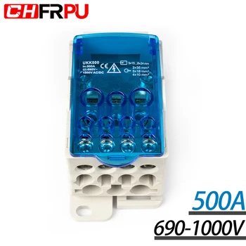 UKK 500A One in multiple-out distribution box Din Rail Terminal Blocks Universal wire connector junction box waterproof
UKK 500A One in multiple-out distribution box Din Rail Terminal Blocks Universal wire connector junction box waterproof
