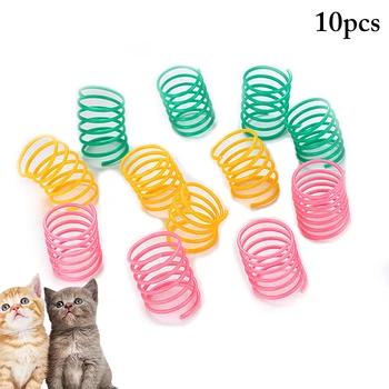 10PCS Cat Spring Toy Creative Plastic Cat Interactive Toy Pet Play Toy Cat Colorful Funny Toy Cat Favor Toy Pet Training Toys
10PCS Cat Spring Toy Creative Plastic Cat Interactive Toy Pet Play Toy Cat Colorful Funny Toy Cat Favor Toy Pet Training Toys