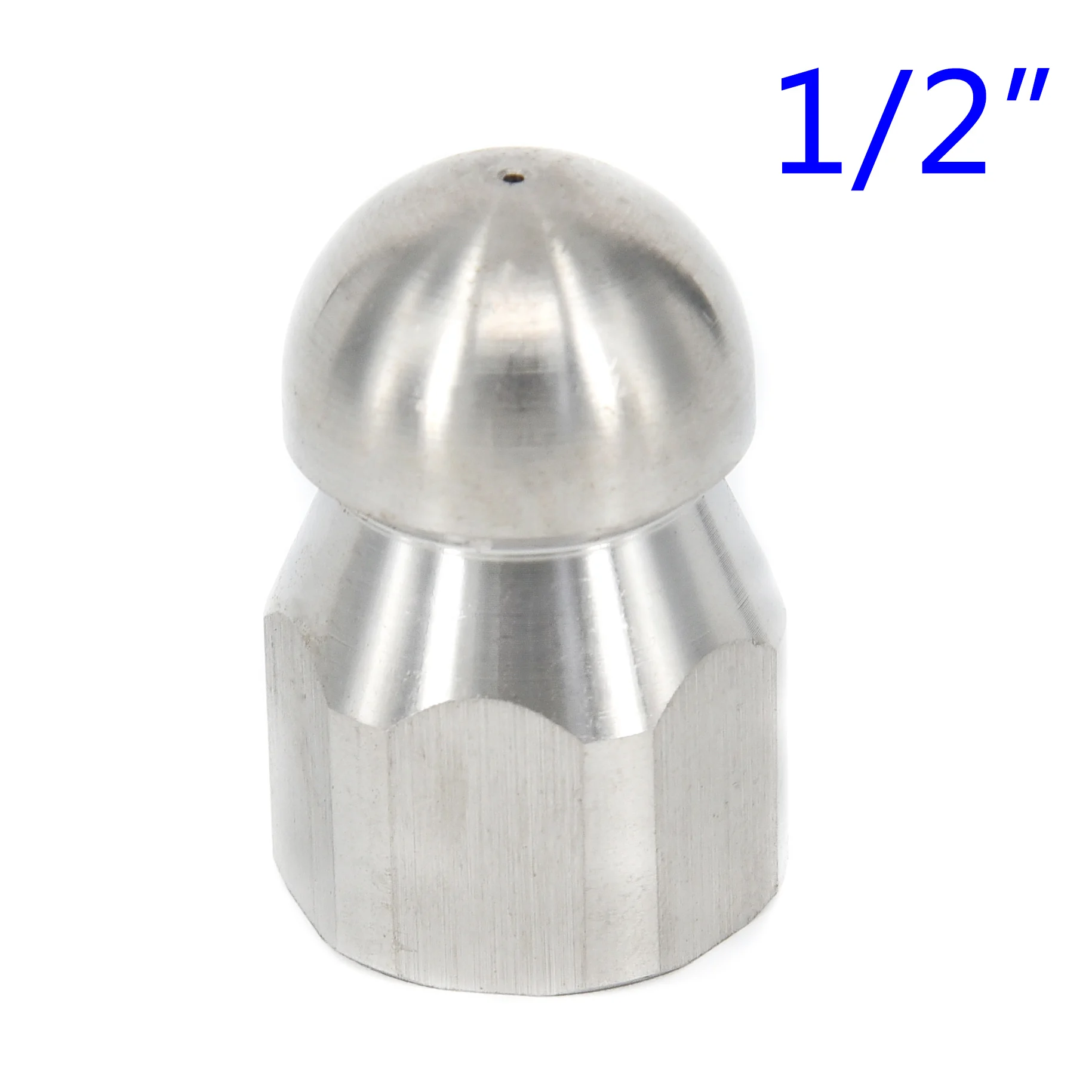 New F Pressure Washer Drain Sewer Cleaning Pipe Jetter Rotary Nozzle 4/5Jet Tool Cleaning Nozzle for dredging of sewer pipes
New F Pressure Washer Drain Sewer Cleaning Pipe Jetter Rotary Nozzle 4/5Jet Tool Cleaning Nozzle for dredging of sewer pipes