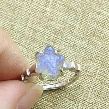 Genuine Natural Labradorite Adjustable Ring Star Blue Light 11x11mm Gift 925 Sterling Silver Adjustable Ring Jewelry AAAAA
Genuine Natural Labradorite Adjustable Ring Star Blue Light 11x11mm Gift 925 Sterling Silver Adjustable Ring Jewelry AAAAA